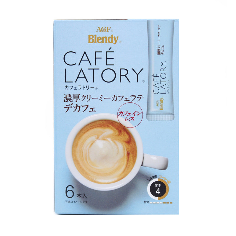 Coffee Mix (Decaf Latte/Single-Serve Packets/60 g (6pcs)/AGF/Blendy)