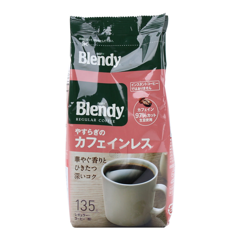 AGF Blendy Caffeine-Free Ground Coffee 135 g