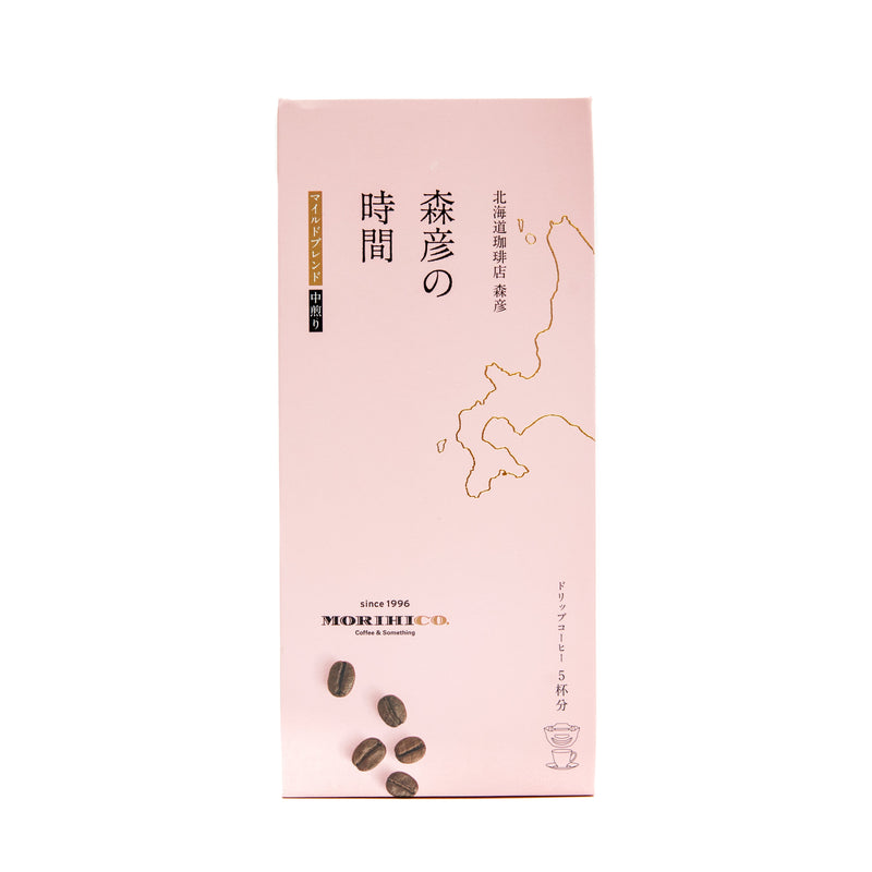 Coffee With Filter (Mild Blend/Single-Serve Packets/Pour 170 mL of boiling water/50 g (5pcs)/AGF/Morihikono Jikan/SMCol(s): Pink)