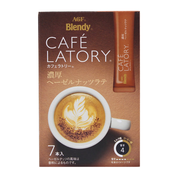 Coffee Mix (Rich Hazelnuts Latte/Single-Serve Packets/73.5 g (7pcs)/AGF/Café Latory)