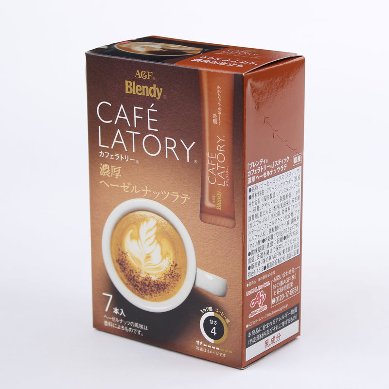 Coffee Mix (Rich Hazelnuts Latte/Single-Serve Packets/73.5 g (7pcs)/AGF/Café Latory)