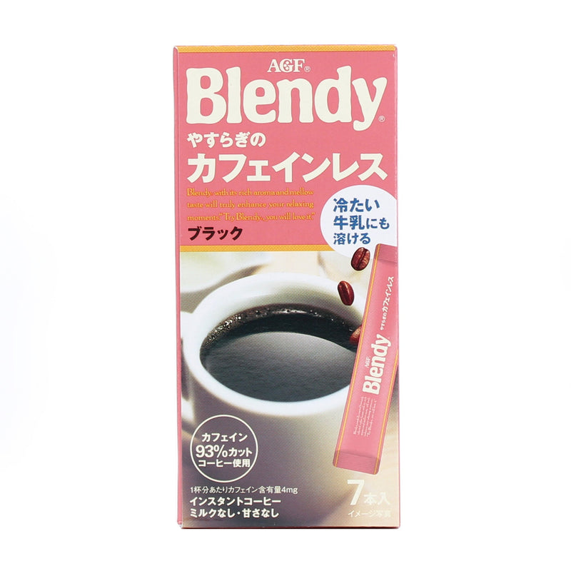 Instant Coffee (Caffeine-Free/Single-Serve Packets/14 g (7pcs)/AGF/Blendy)
