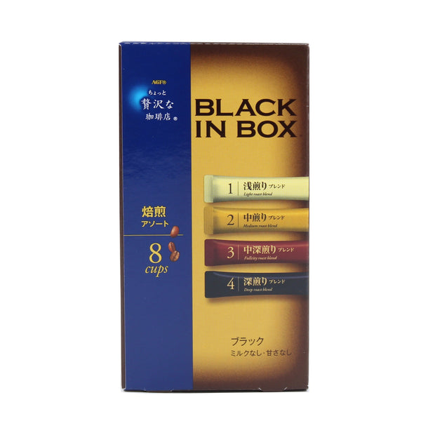 Instant Coffee (Single-Serve Packets/Roast Assortment: Light, Medium, Full City, Dark/16 g (8pcs)/AGF/Chotto Zeitakuna Kohiten)