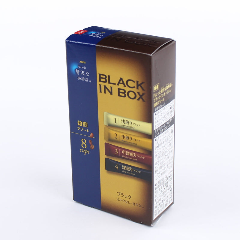 Instant Coffee (Single-Serve Packets/Roast Assortment: Light, Medium, Full City, Dark/16 g (8pcs)/AGF/Chotto Zeitakuna Kohiten)