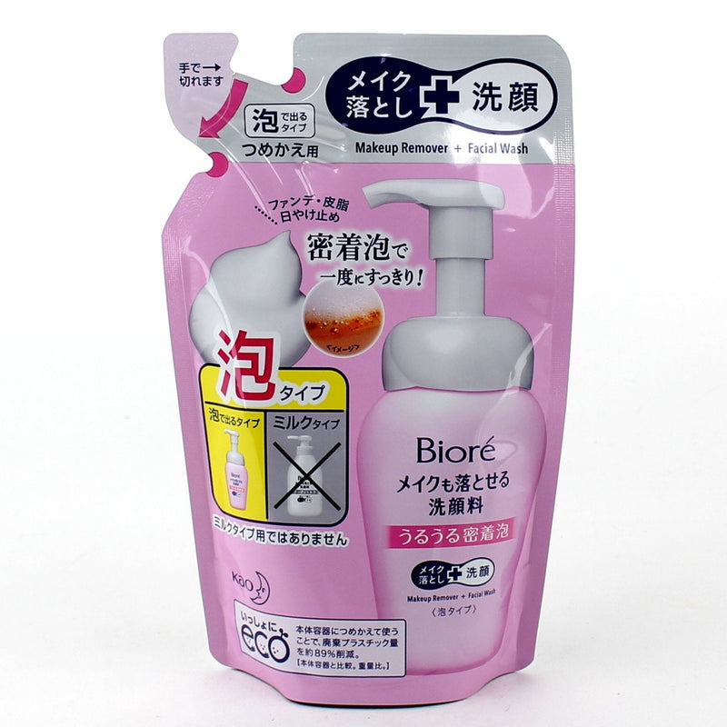 Kao Biore Makeup Remover & Cleanser Refill (Foam / 140 mL)