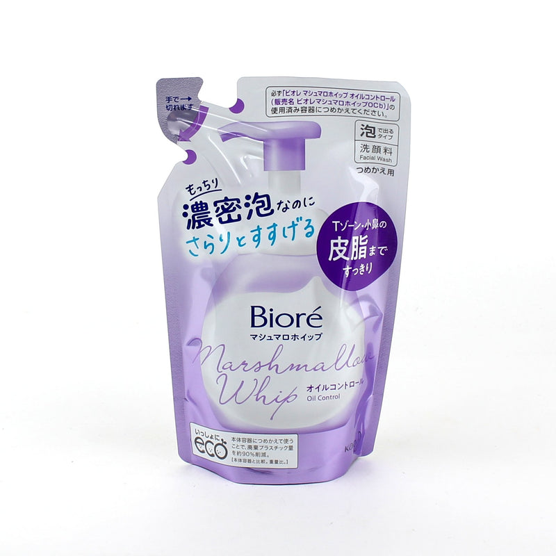 Kao Biore Deep Cleansing Whipped Foam  Face Wash Refill (130 mL)