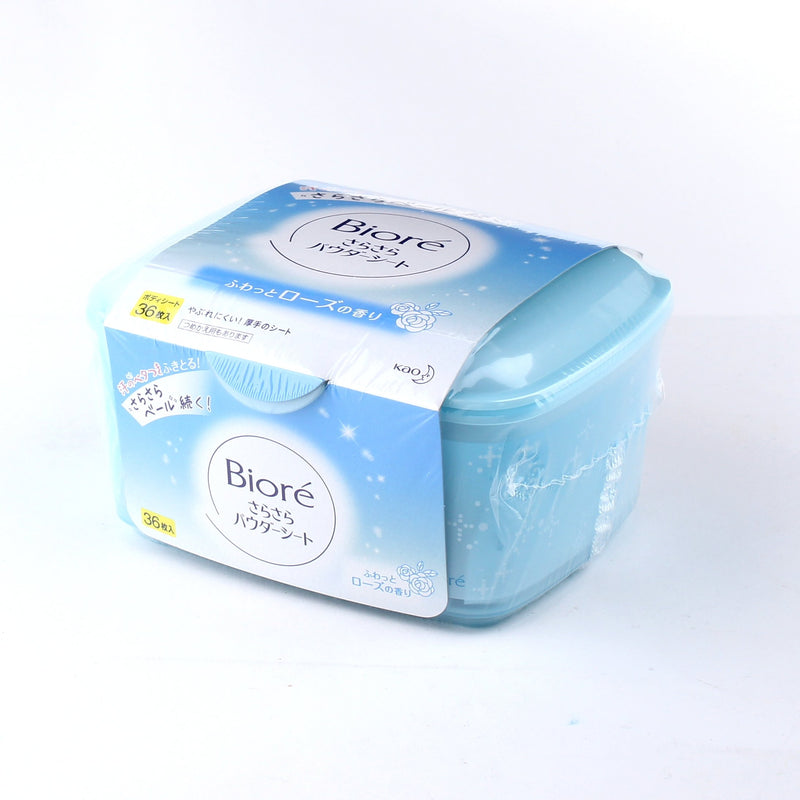 Kao Biore Rose Body Wipes  with Case 36pcs