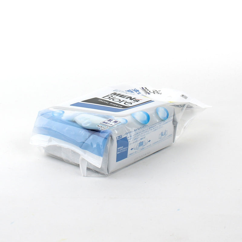 Kao Men's Biore Soap Scented Face Wash Wipes (164 mL (38pcs))