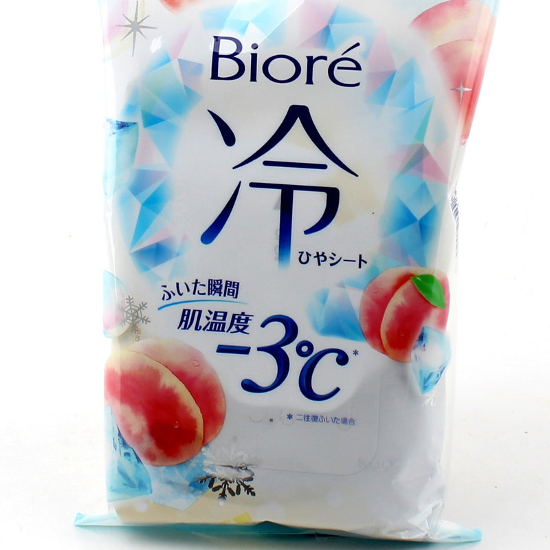 Kao Biore Cooling Body Wipes (Peach / 20pcs)