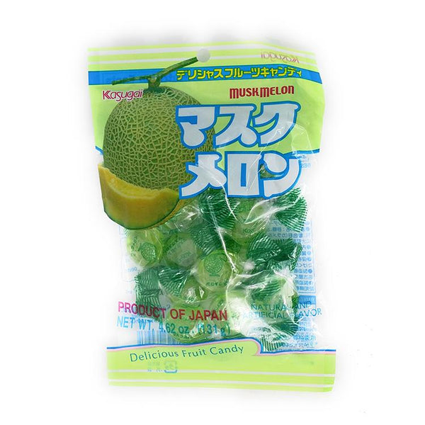 Kasugai Musk Melon Hard Candy Cantaloupe 4.62 oz