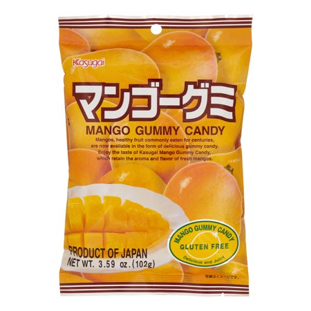 Kasugai Gummy Candy, Mango 3.59 Oz
