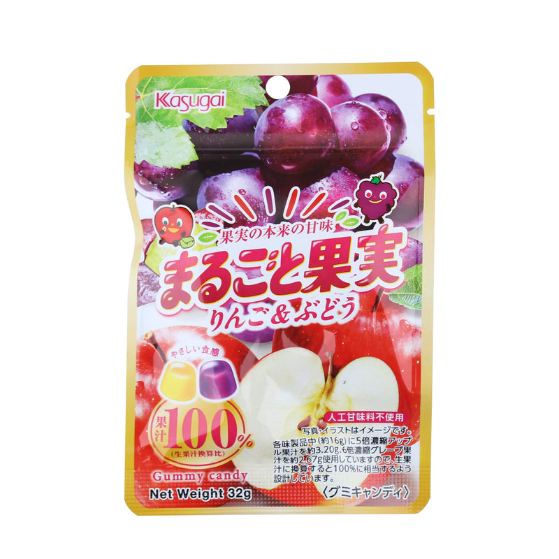 Kasugai Gummy Candy Apple & Grape