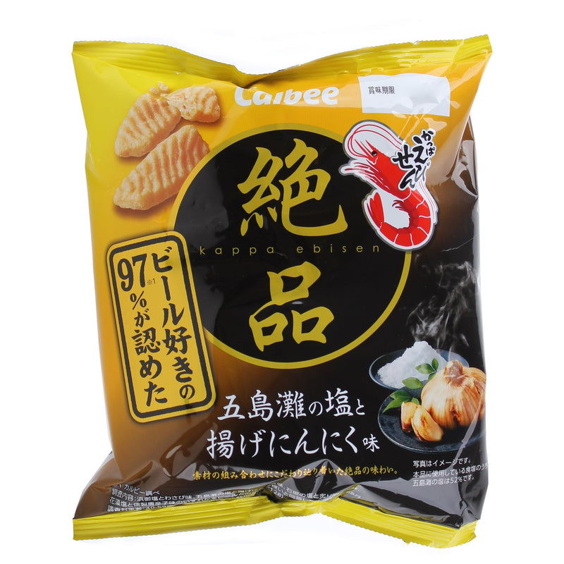 Calbee Kappa Ebisen Salt & Fried Garlic Shrimp Wheat Snack 65 g