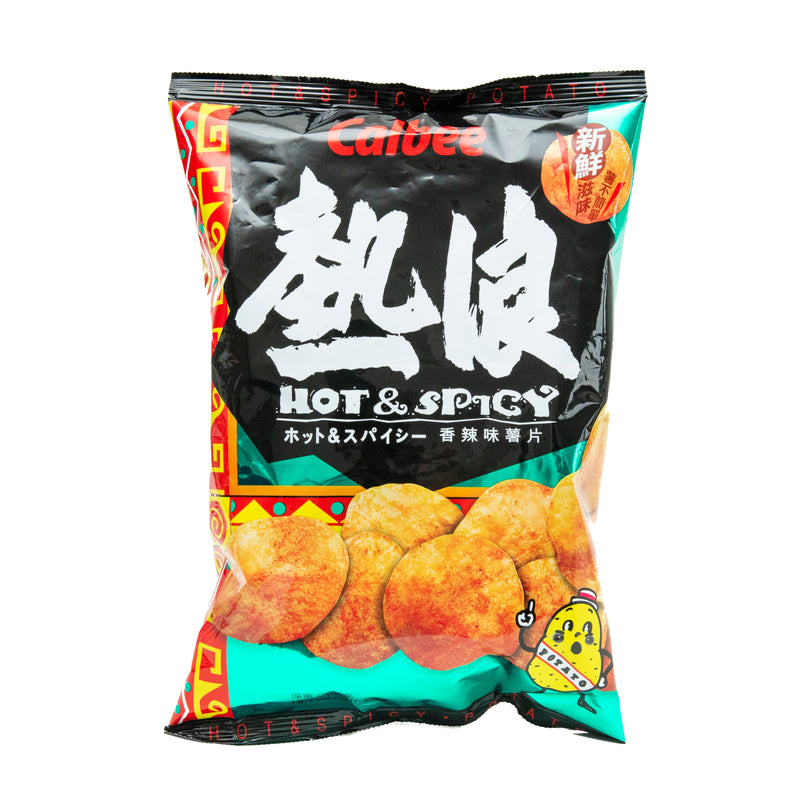 Potato Chips (Hot & Spicy/105g/Calbee/HK version)