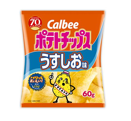 Calbee Lightly Salted Potato Chip (60g)