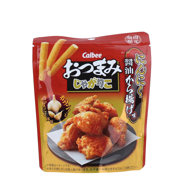 Calbee Jagariko Potato Snack (Garlic Soy Sauce/Chicken Karaage)
