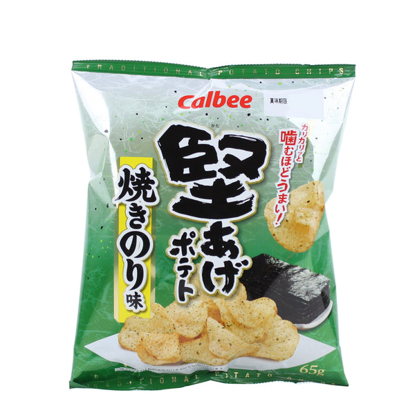 Potato Chips (Grilled Seaweed/Thick Cut/65 g/Calbee/Kataage)
