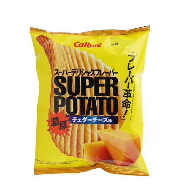 Potato Chips (Rich Cheddar Cheese/56 g/Calbee/Super Potato)