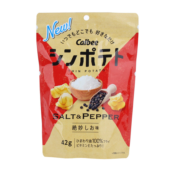 Calbee Shin Potato Salt & Pepper Potato Chips