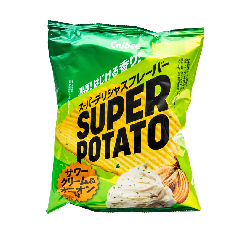 Potato Chips (Sour Cream & Onion/56 g/Calbee/Super Potato)