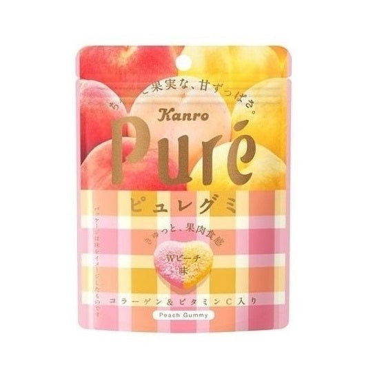 Kanro - Pure Gummy Peach 56g