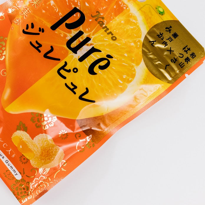Kanro Pure Gelee Orange & Hassaku 63g