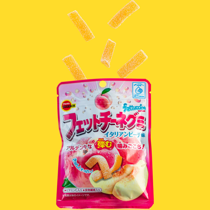 Gummy Candy (Peach/50 g/Bourbon/Fettuccine)
