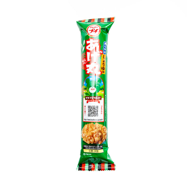 Fried Rice Crackers (Soy Sauce/26 g/Bourbon/Petit/SMCol(s): Green)