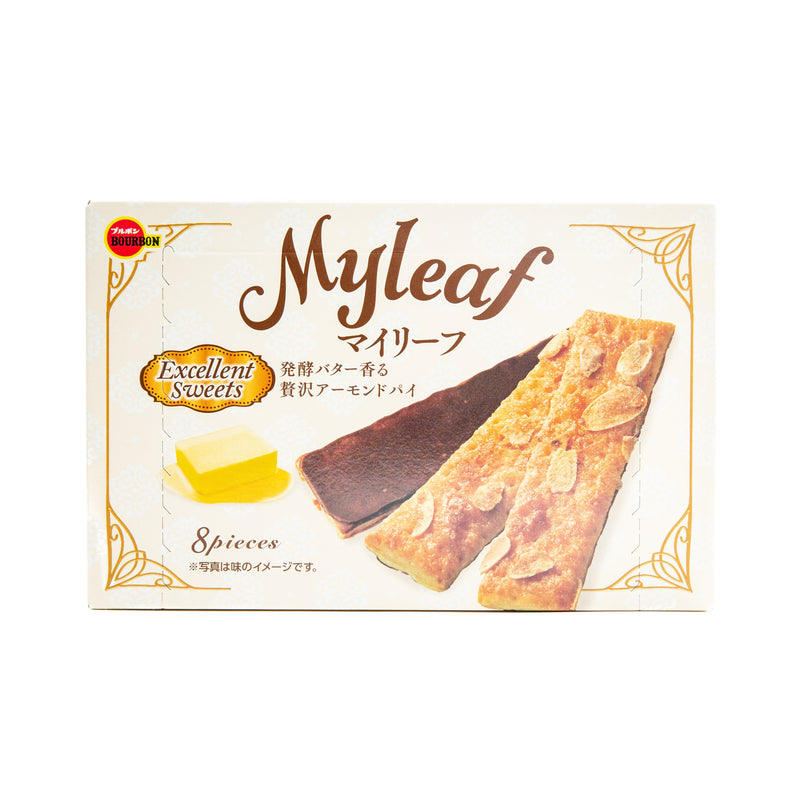 Flaky Pastry Snack (Butter/Chocolate Coating/98 g (8pcs)/Bourbon/Myleaf)