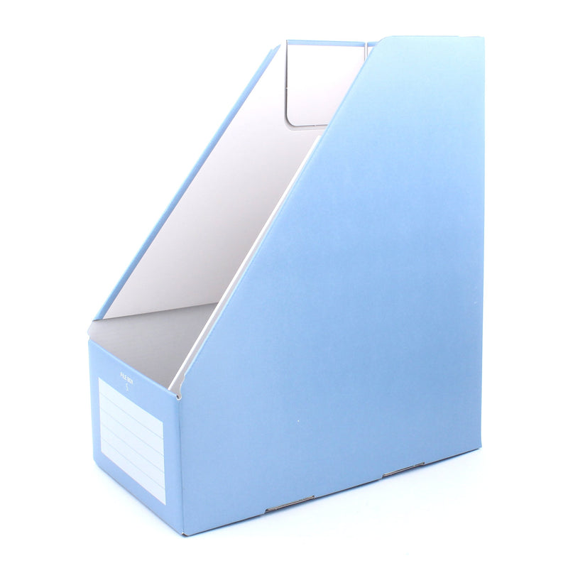 Blue Partitioned Wide Magazine File (S)