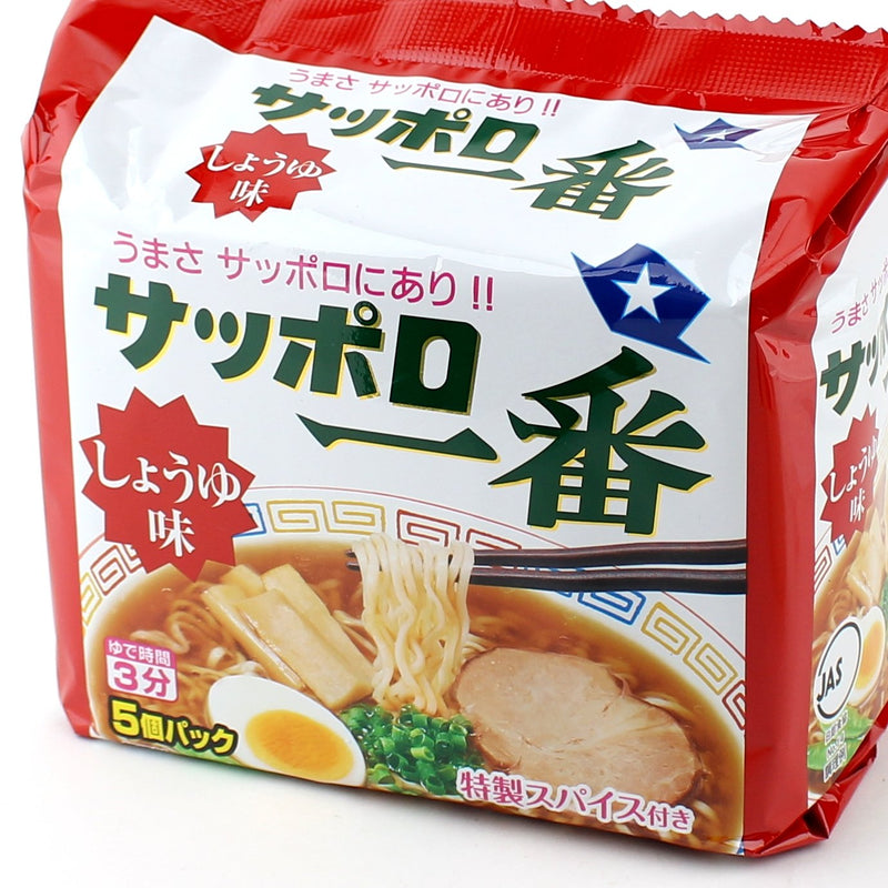 Sapporo Ichiban Soy Sauce Instant Ramen (500 G (5Pcs))