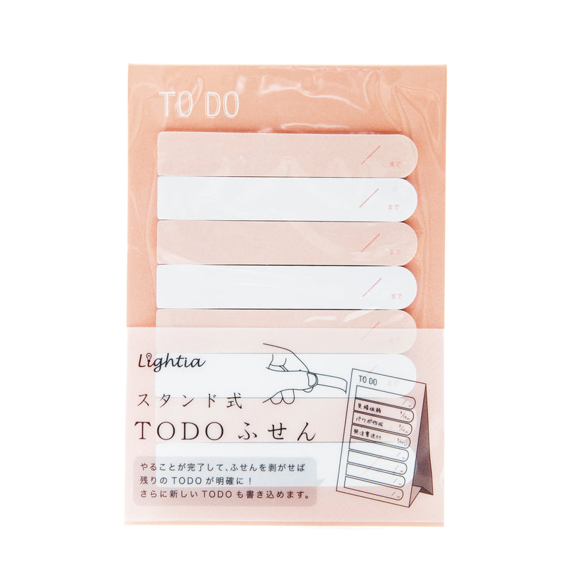 Sticky Notes (Standing/For To-Do List/Stripes/160 Sheets/Sun-Star/SMCol(s): White,Pink)