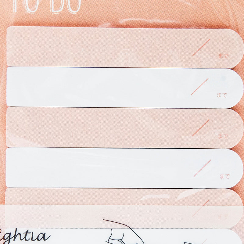 Sticky Notes (Standing/For To-Do List/Stripes/160 Sheets/Sun-Star/SMCol(s): White,Pink)