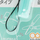 Scissors (Compact/Mini/With Strap/Blades: 15mm/1.4x5cm/ø1.2cm/Sun-Star/STICKYLE/SMCol(s): Pink)
