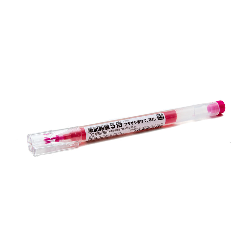 Ballpoint Pen (Fast Dry/Gel Ink/Fine Tip/Pink/Sun-Star/TANK/SMCol(s): Pink)