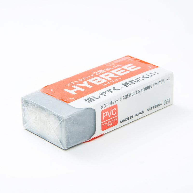 Eraser (2 Layers: Inner: Soft, Outer: Hard/1.3x5.5x2.4cm/Sun-Star/SMCol(s): Grey)