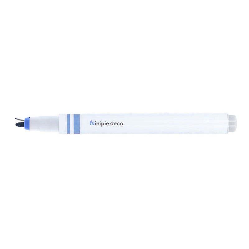 Pen & Marker (2 Tips: Marker, 0.3mm Pen/Navy/Sun Star/Ninipie deco/SMCol(s): Navy,White)