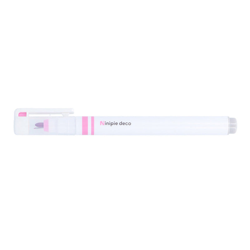 Pen & Marker (2 Tips: Marker, 0.3mm Pen/Pink/Sun Star/Ninipie deco/SMCol(s): Pink,White)