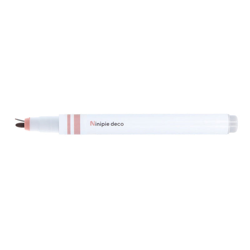Pen & Marker (2 Tips: Marker, 0.3mm Pen/Latte/Sun Star/Ninipie deco/SMCol(s): Latte,White)