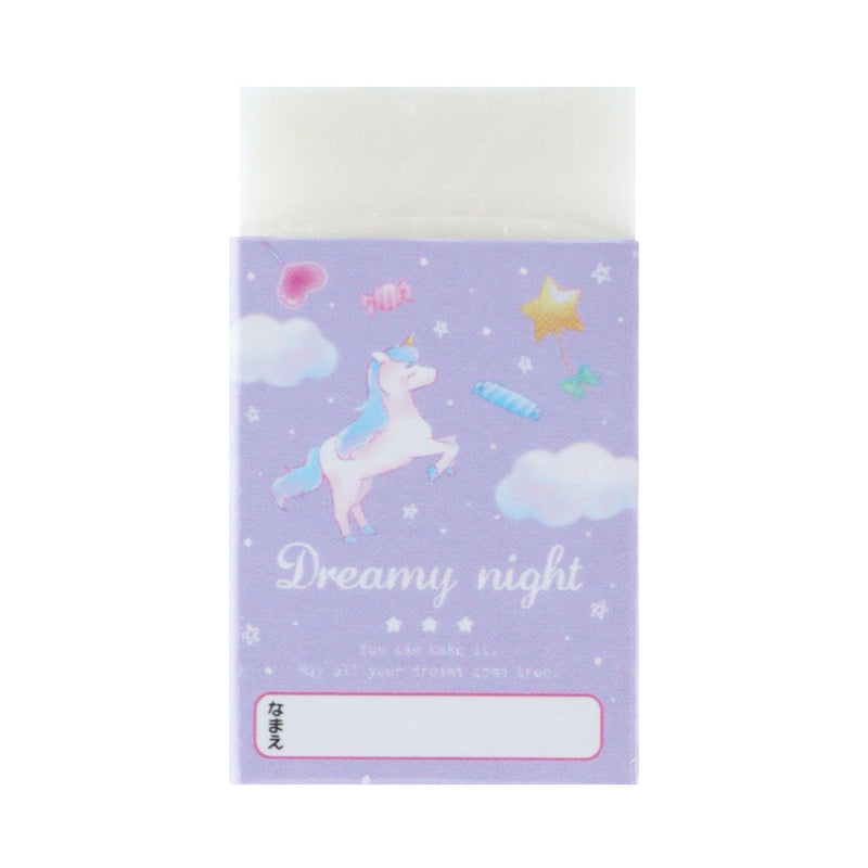 Eraser (Dreaming Unicorn/1.4x2.6x4.5cm/Sun Star/SMCol(s): Purple)