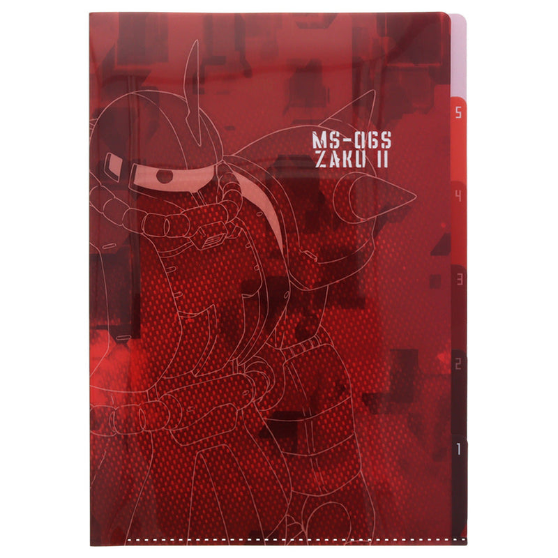 File Folder (5 Pockets/Gundam: A12/22.5x31cm/Sun Star/SMCol(s): Red)