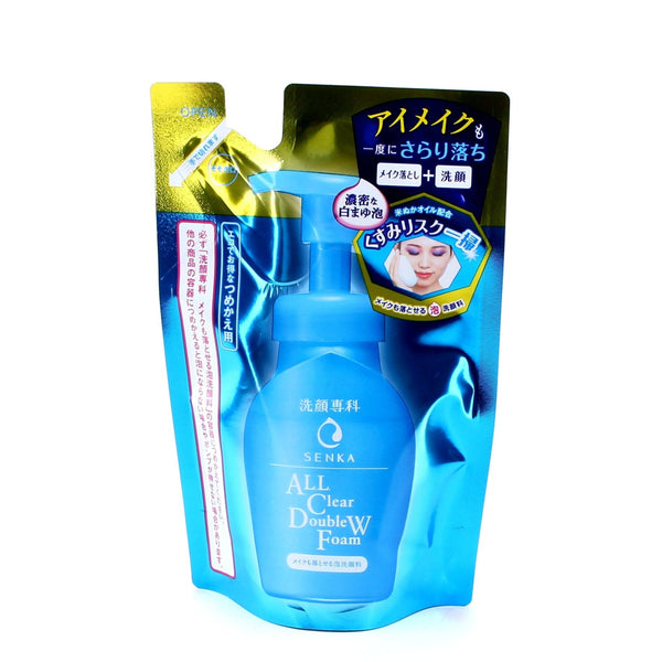 Shiseido Senka Combined Makeup Remover Refreshing Floral Face Wash Refill (130 mL)