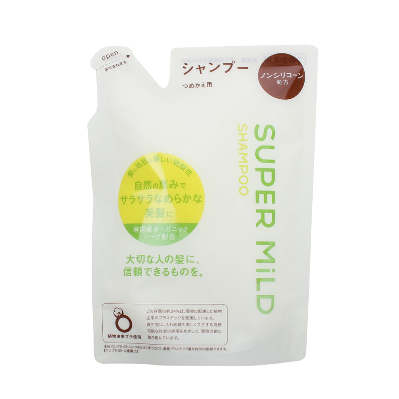 Shiseido Super Mild Shampoo Refill (Herbal/Mildly Acidic/400 mL)