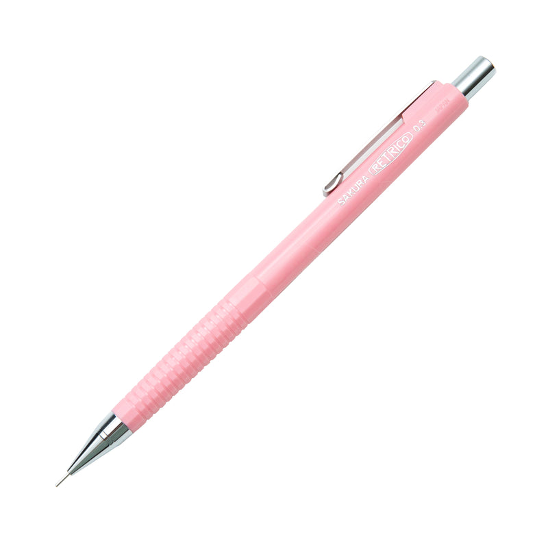 Mechanical Pencil (Mute Colour/0.3mm/Black/Sakura/Retrico/SMCol(s): Mute Coral Pink)