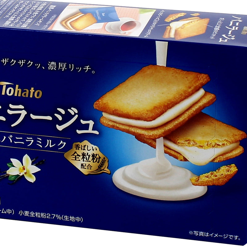 Tohato Well-Made Rich Vanilla Milk Cookie Sandwich (180g (5pcs))