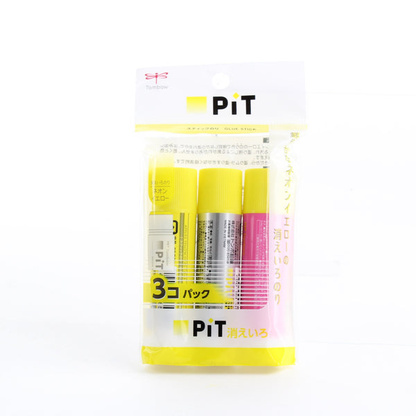 Tombow PIT Tombow Neon Yellow to Transparent Extra Strength Glue Sticks 30 g