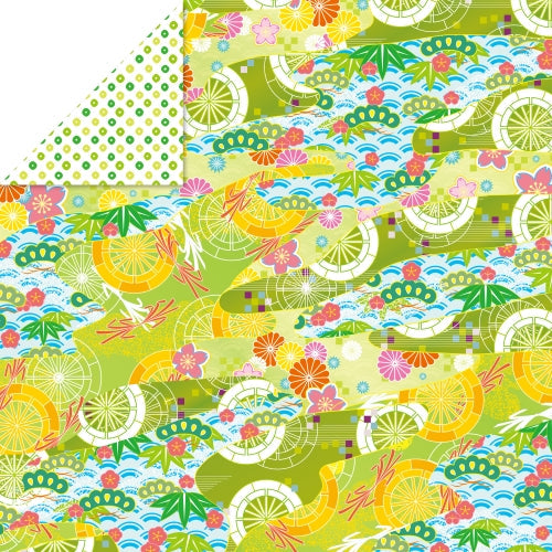 Toyo Chiyo Pattern Double-Sided 2 Patterns Origami Paper 010126
