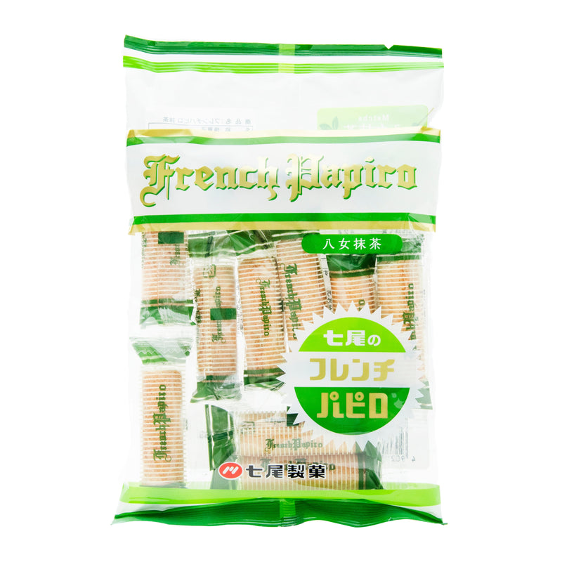 NNO: FRENCH MATCHA PAPIRO WAFER STICK 80g