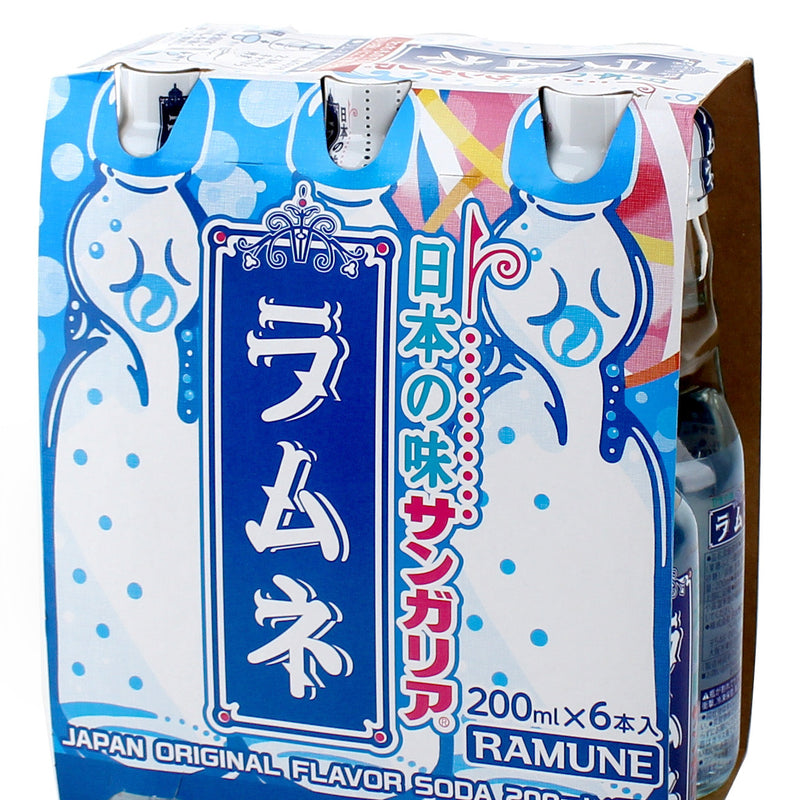 Sangaria Ramune Soda Drink (1.2 L (6pcs))
