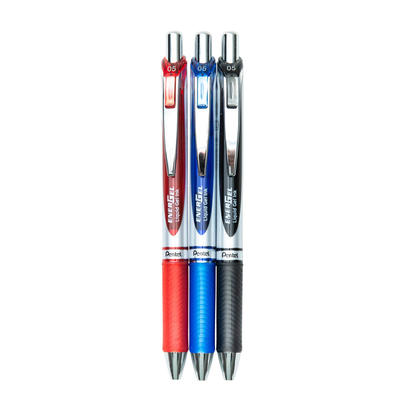 Ballpoint Pen (Liquid Gel Ink/Retractable/0.5mm/Black/Pentel/Energel/SMCol(s): Black)